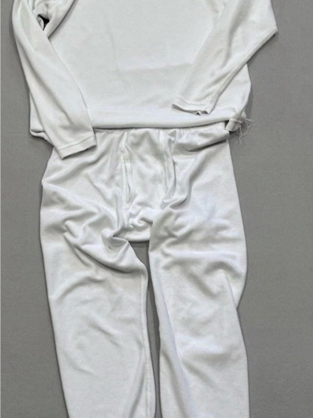 Vintage The North Face Base Layer Set White Long Johns USA Tag Mens M Fits Small
